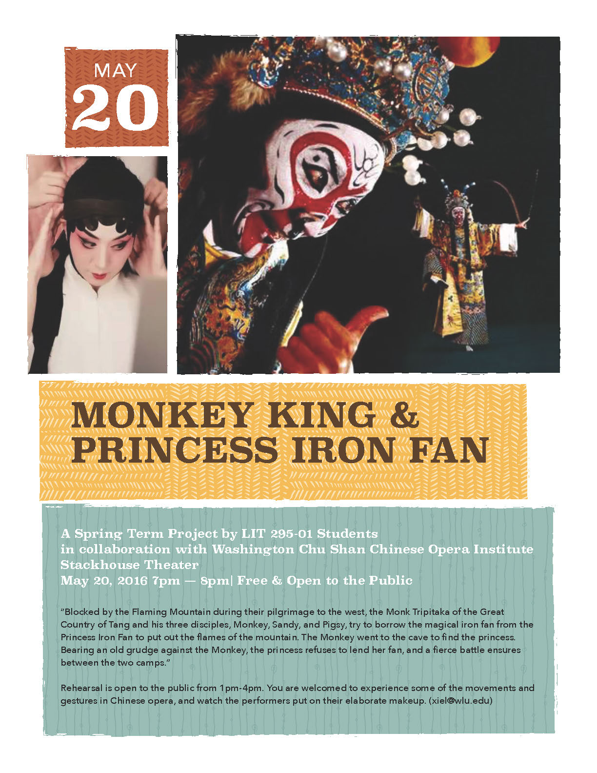 flyer of Monkey King and Princess Iron Fan